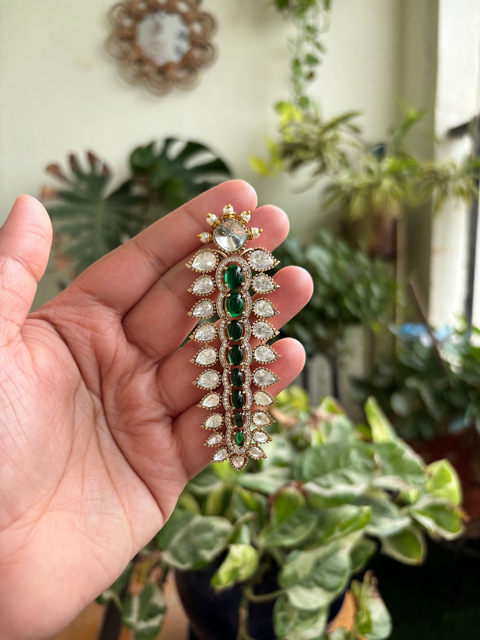Thumbnail: Moissanite Statement Earrings - P0105