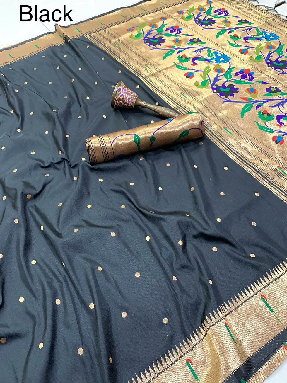 Thumbnail: Pathani Silk Saree - S031