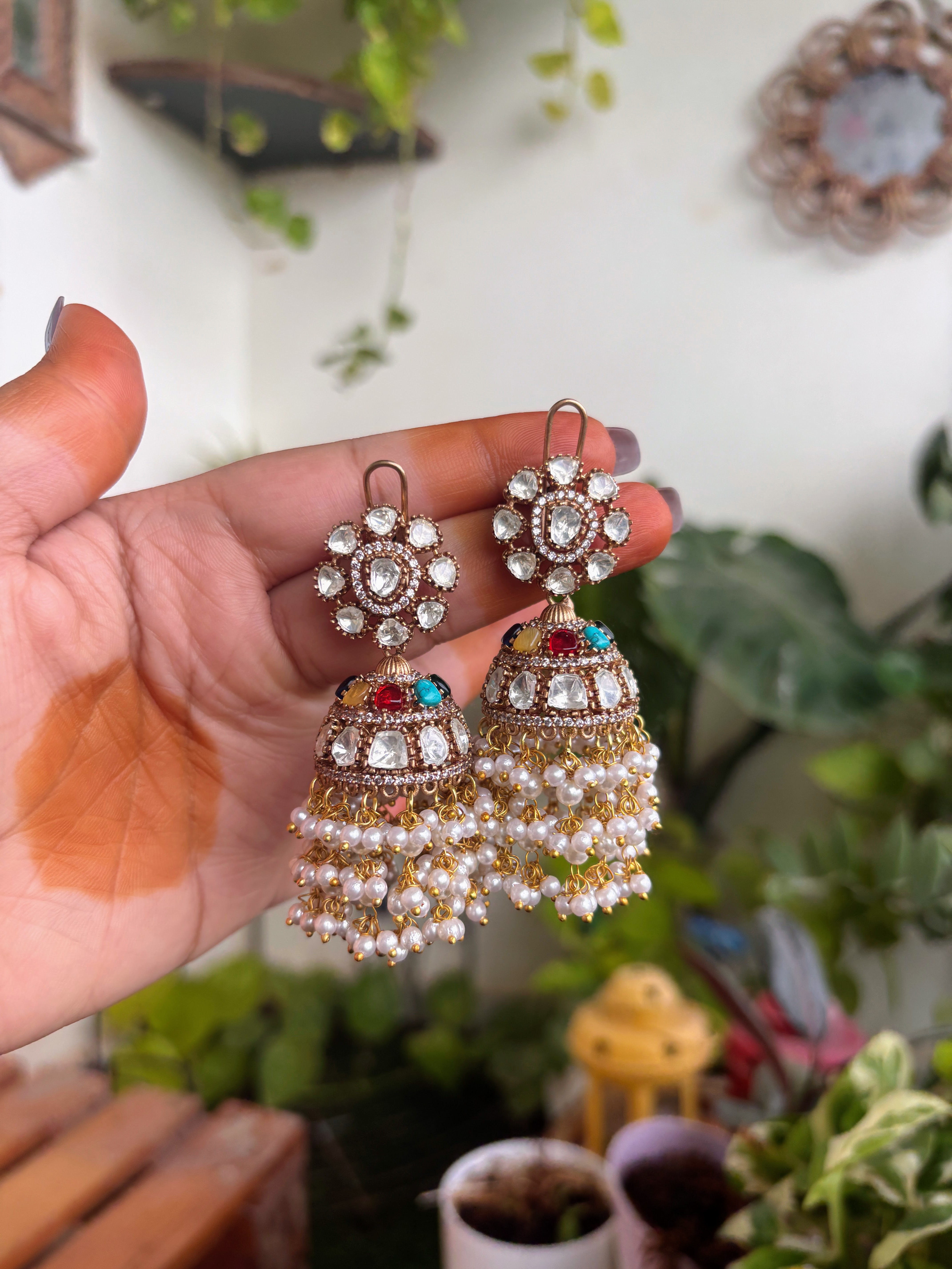 Pavithra Jhumka Multi - P0601