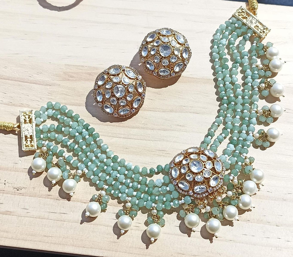 Thumbnail: Polki Choker Set - P0189