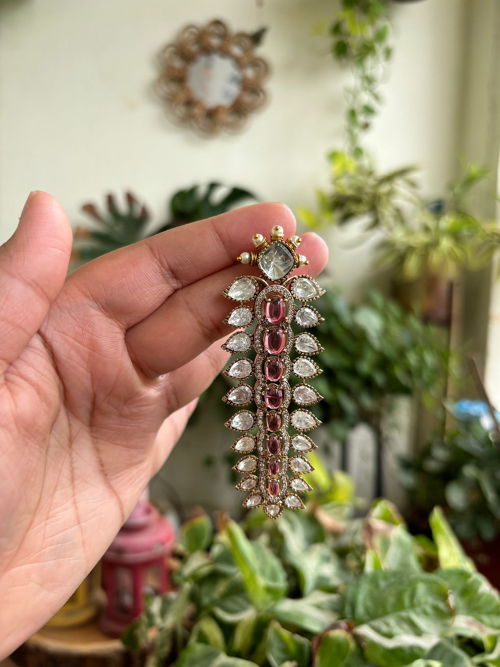 Thumbnail: Moissanite Statement Earrings - P0105