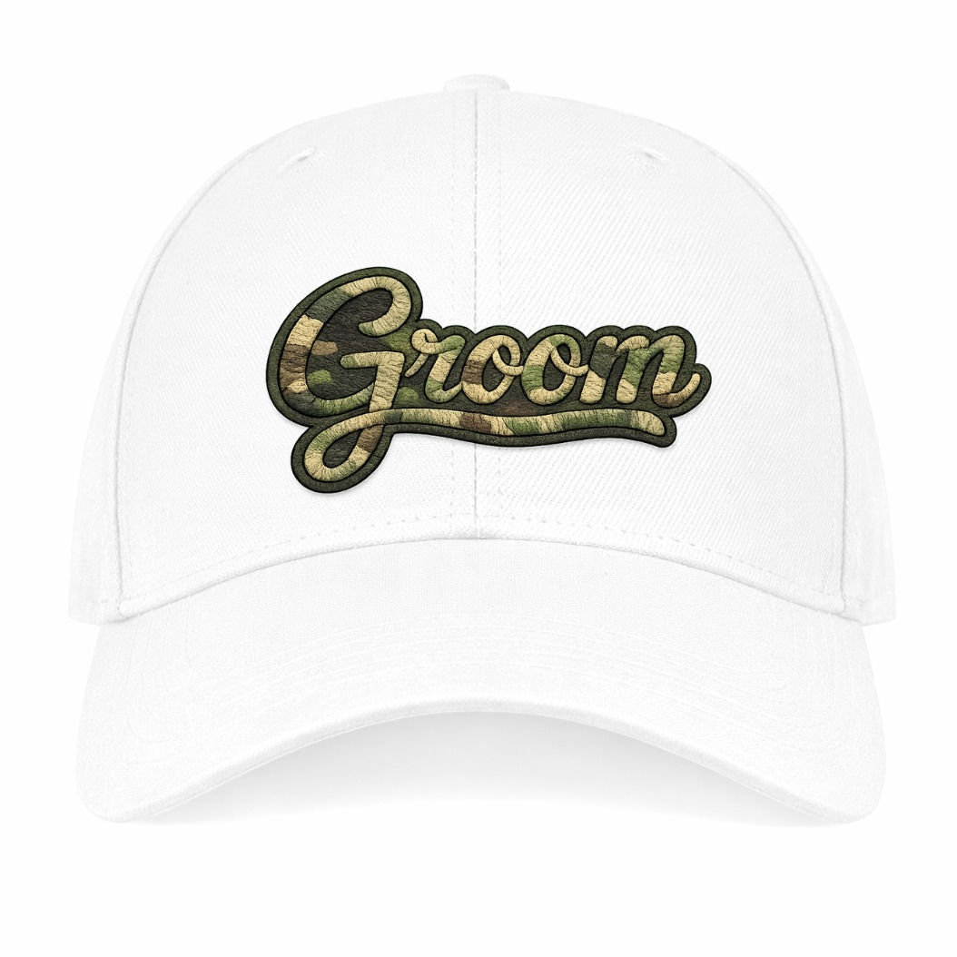 Camouflage Groom Hat