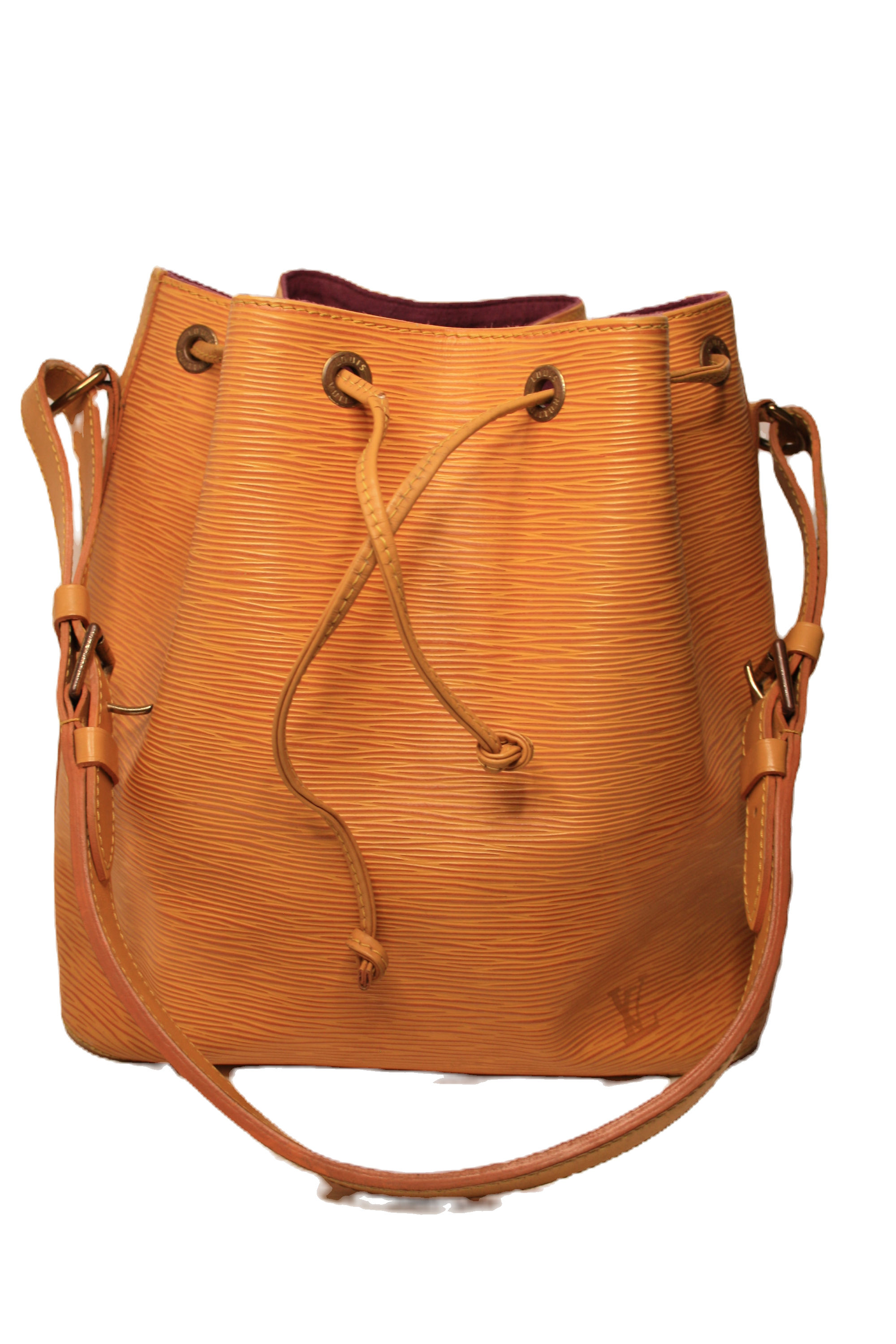 Louis Vuitton Epi Petit Noe handbag front view