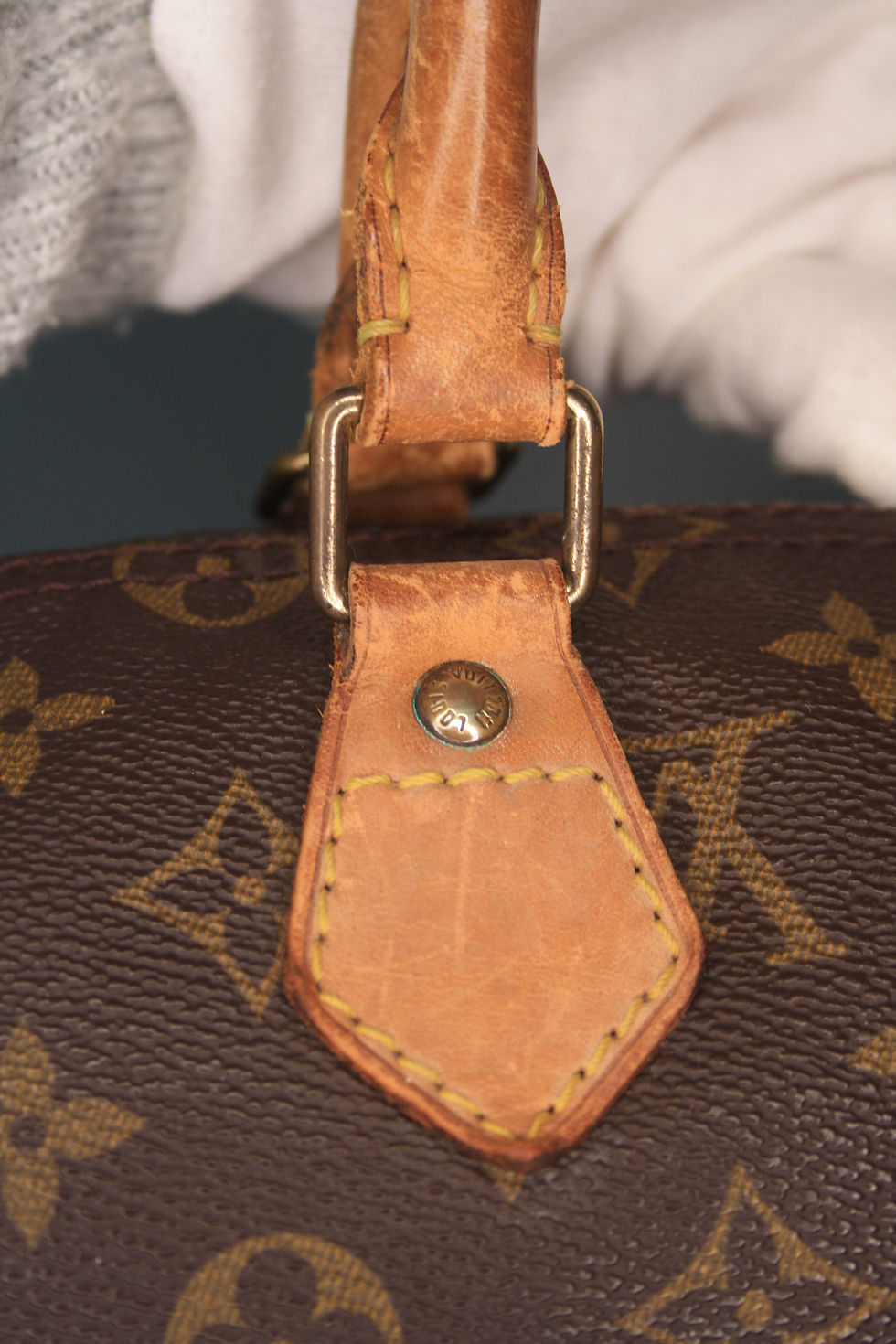 Thumbnail: Photo of Louis Vuitton Speedy leather handbag