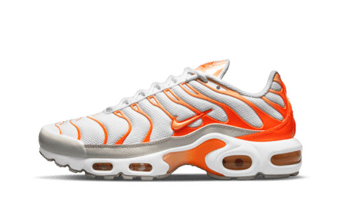 nike air max plus tn white and orange