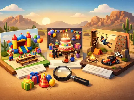 Birthday Package Comparison for Tucson Parents