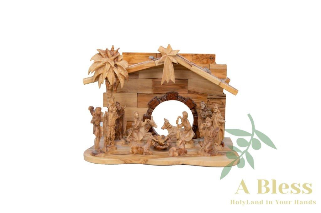 Wooden Nativity Set
