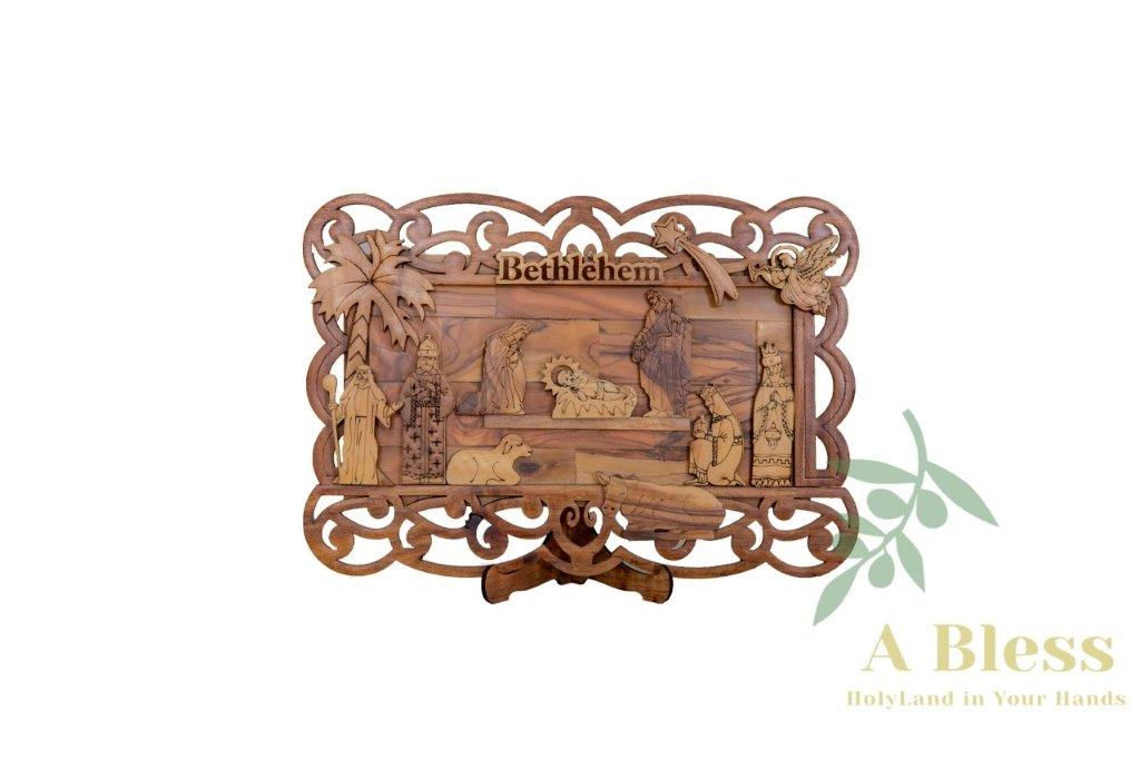 Nativity Wooden Stand