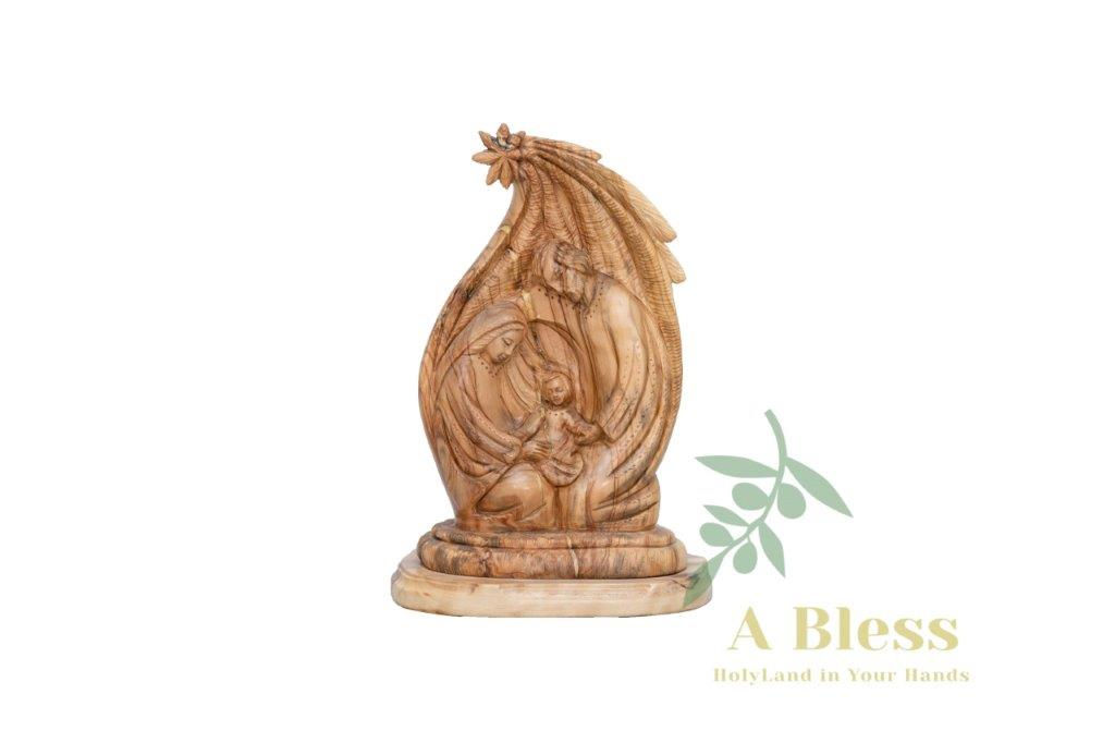 Hand Carved Olive Wood Nativity Scene