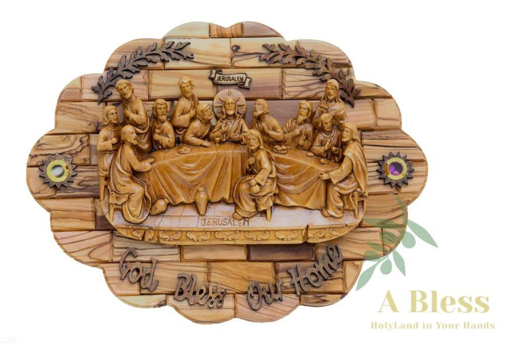 Holy Family - Wall Hanging Plaque with Holy Incense
