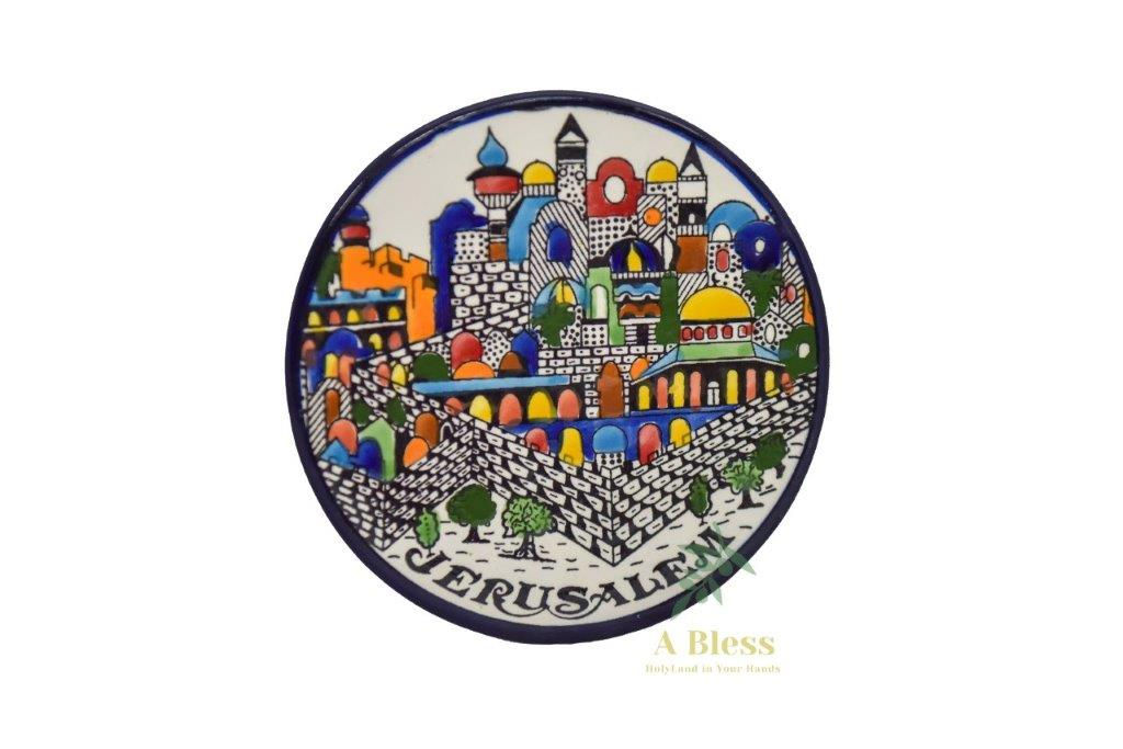 Ceramic Plate - Jerusalem