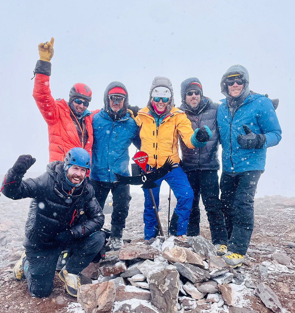 Summit of Aconcagua on Xmas 2022.