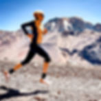 Running at high altitude with Derek, 2022.