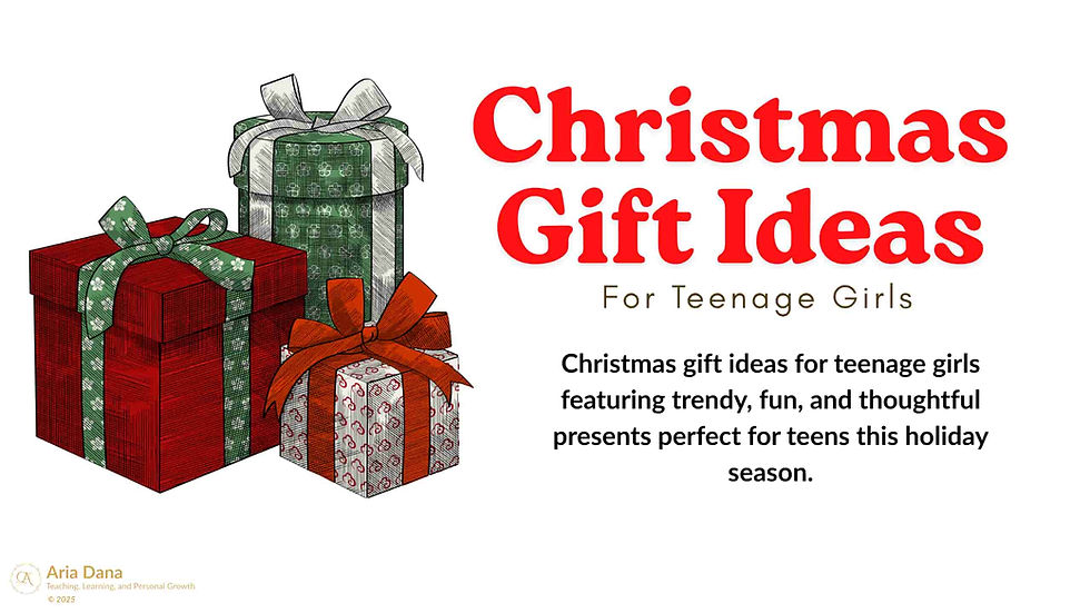 Christmas Gift Ideas for Teenage Girls: 45+ Popular Gift Ideas She'll Love