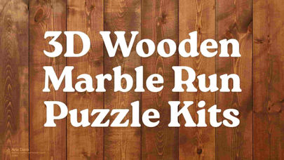 DIY Craft: Best Choices for 3D Wooden Marble Run Puzzle Kits for Adults