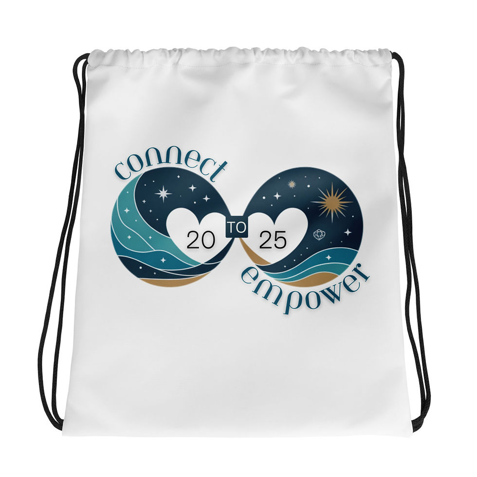 Drawstring bag With Connect To Empower Logo