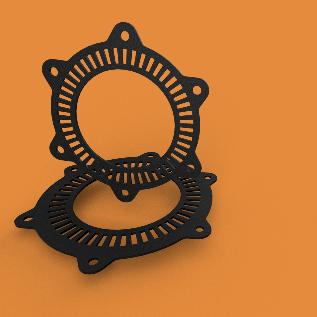 Custom motorcycle tone rings