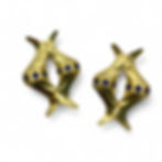 Aitbaar brass earrings for women