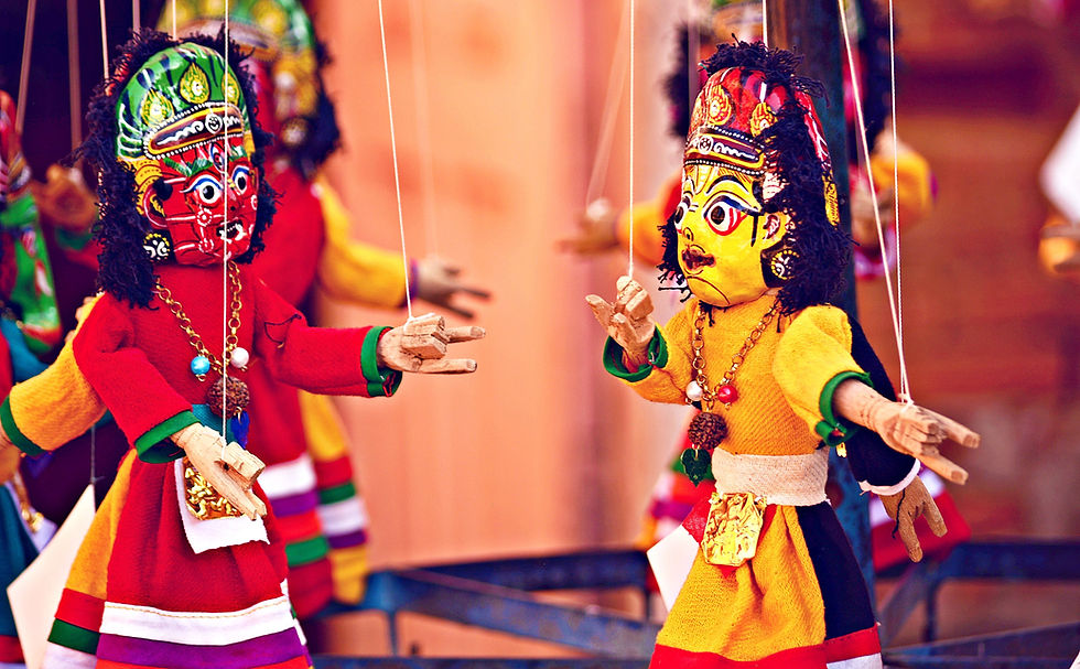 Colorful String Puppets