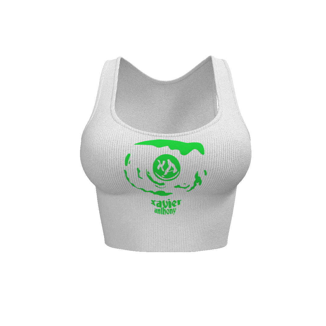 White w Green Tank Top.gif