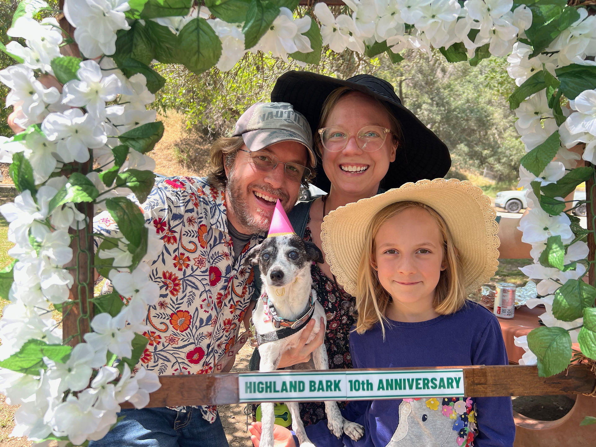 Lily with her family Max, Jessica, and Harper