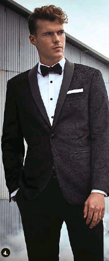 S936 BLACK EMBOSSED VELVET