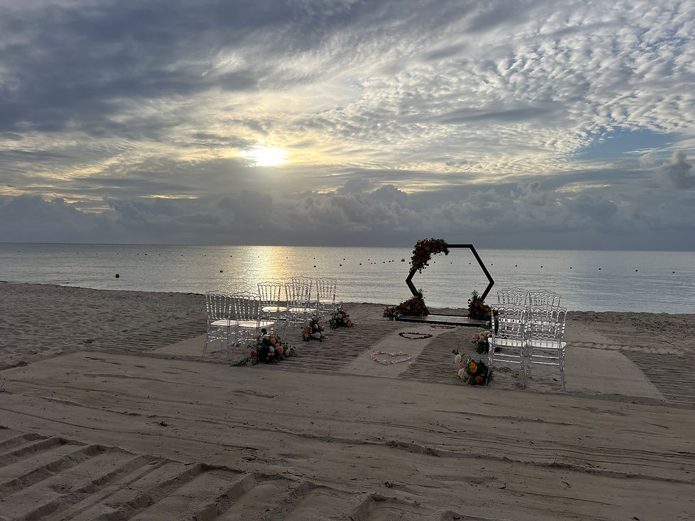 destination wedding at Secrets Aura Cozumel