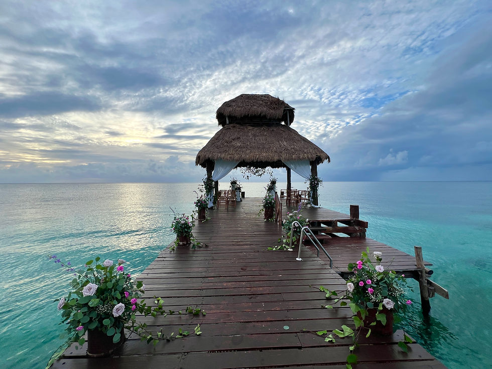 destination wedding at Secrets Aura Cozumel