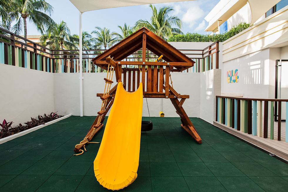 kids slide at Bahia Principe Luxury Akumal