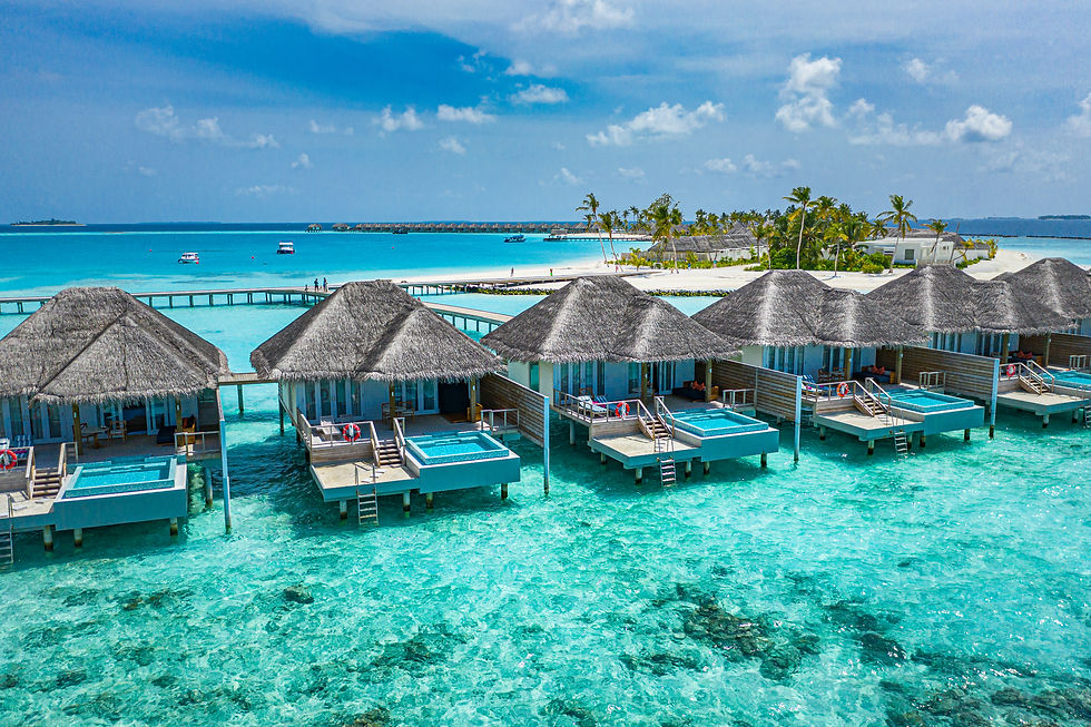 overwater bungalows