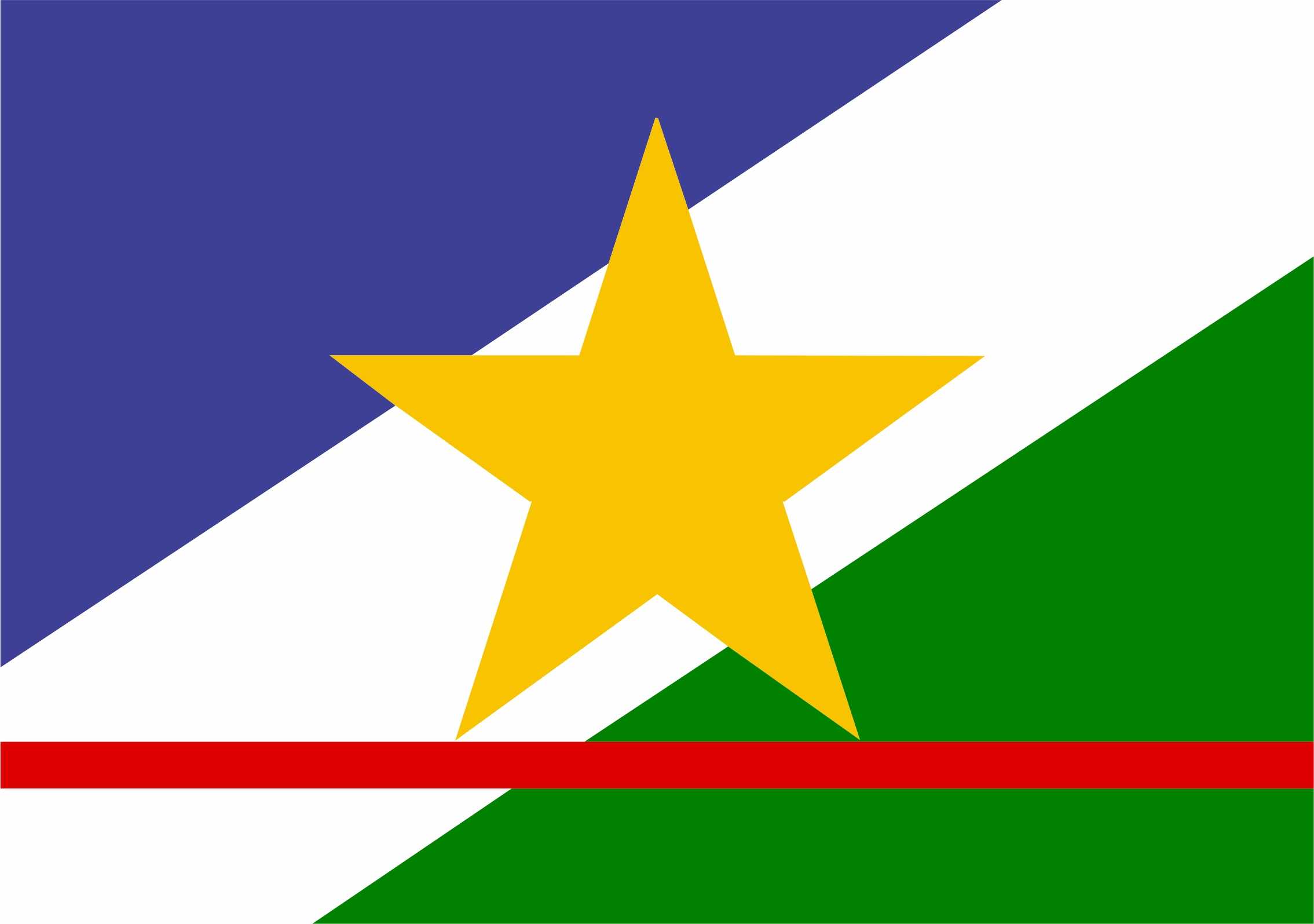 BANDEIRA RORAIMA 1,0 PANO BORDADA EM OXFORD 0,64M X 0,45M