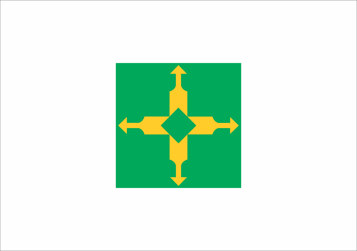BANDEIRA DIST. FEDERAL 2,5 PANOS BORDADA EM OXFORD 1,60M X 1,12M