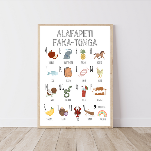 Alafapeti FakaTonga (Tongan Alphabet) BO & KO BABY