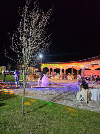 dancing at Quinceañera celebration at La Hacienda Venue in Pass Christian MS