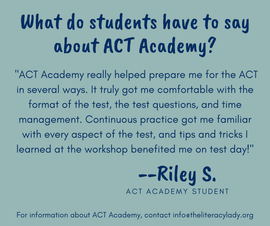 ACT Academy Riley Stiglets Student Testimonial
