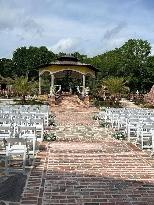 Gazebo at La Hacienda Venue 20-acre estate in Pass Christian Mississippi