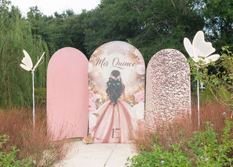 Quinceañera sign at La Hacienda Venue in Pass Christian MS