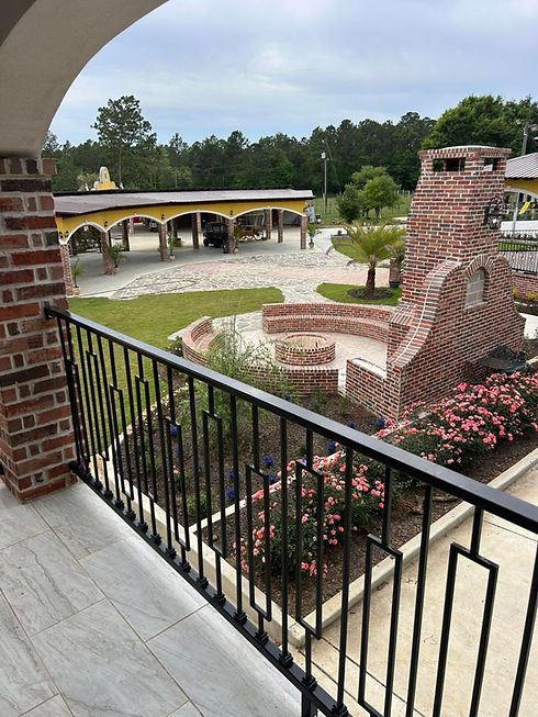 Balcony view from El Palomar bridal suite at La Hacienda Venue