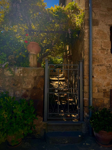courtyard at CLM Retreat - Viterbo, Italy 2024