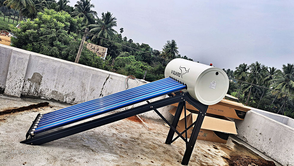 Benefits of V-Guard Solar Water Heater – Energy Saving GST Inclusive EMI Free Site Visit Coimbatore