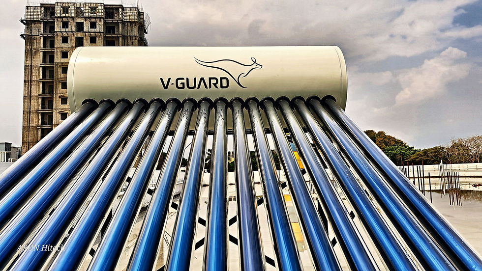 V-Guard Solar Water Heater Distributor in Peelamedu Annur Ganeshapuram Paduvampalli | Arun Hitech