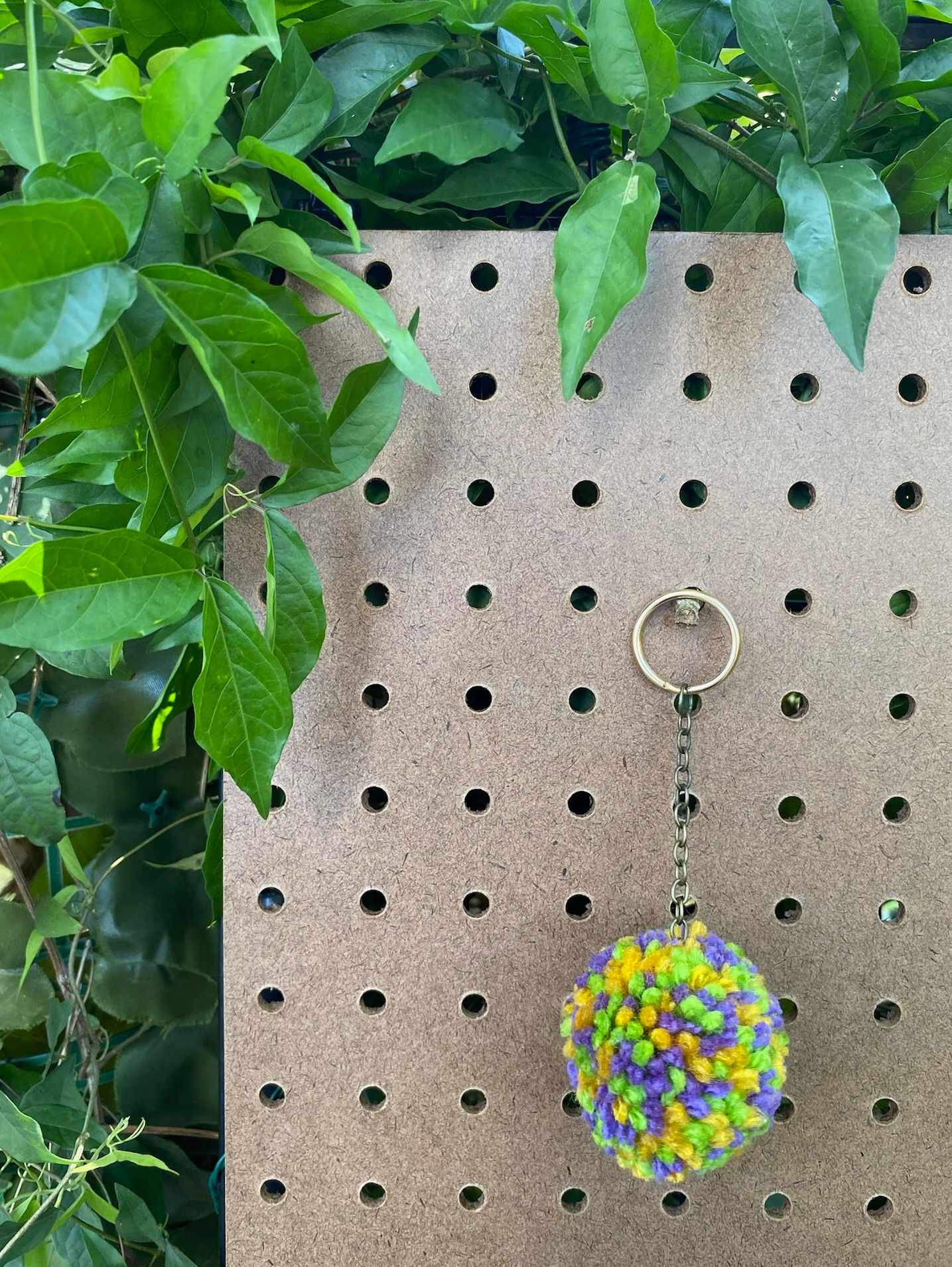 Multi Pom Keychain