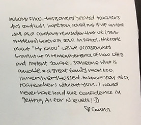 Student's Testimonial for POA tuition by Mr Wynn Khoo