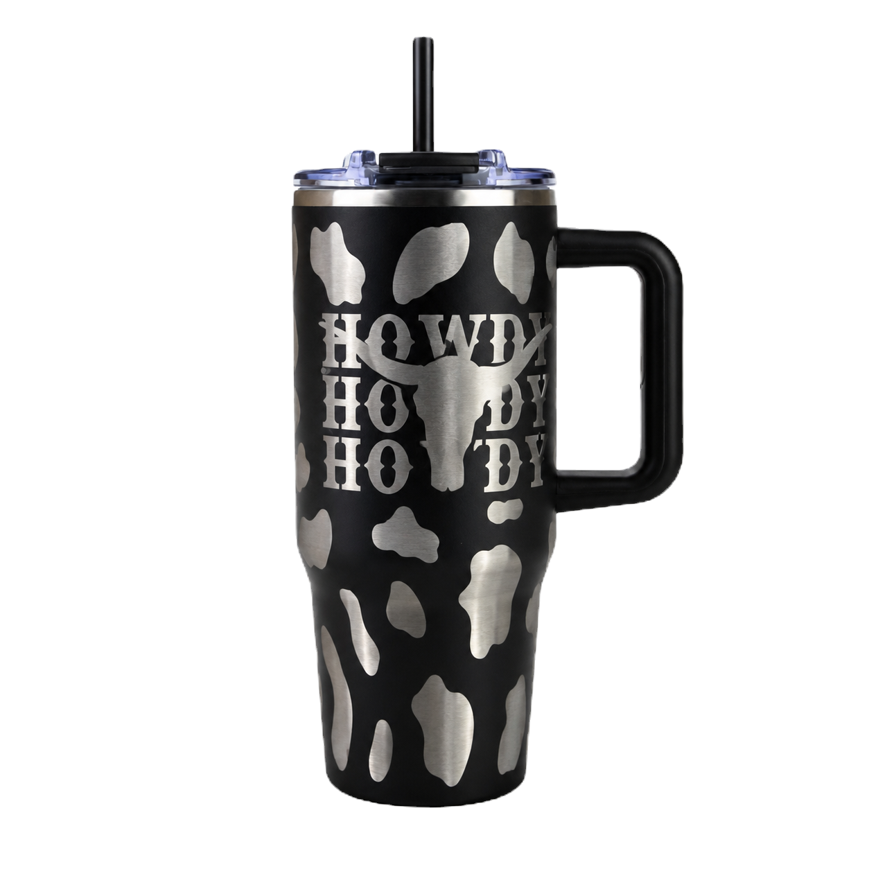 30 oz Howdy Cow Print Tumbler