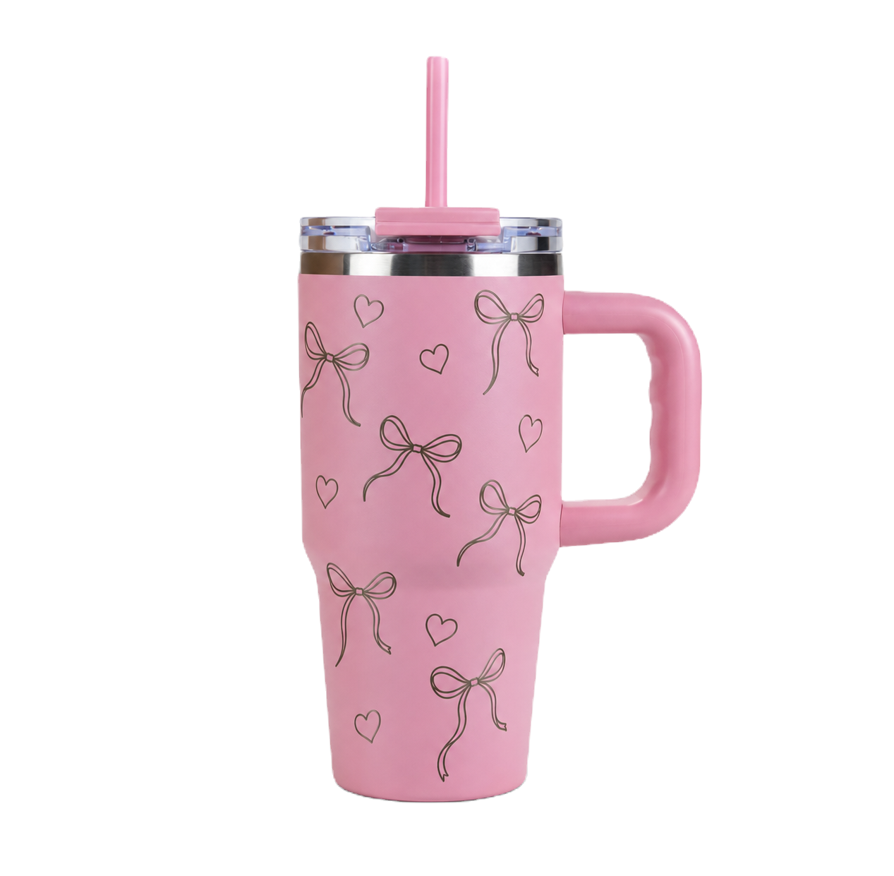 14 oz Bow & Heart Tumbler