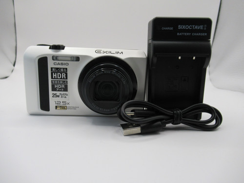 CASIO EX-ZR100 ホワイト 充電器付き Amazon.com : Casio High Speed Exilim Ex-zr100 Digital Camera