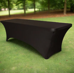 Black Stretch Table Covers