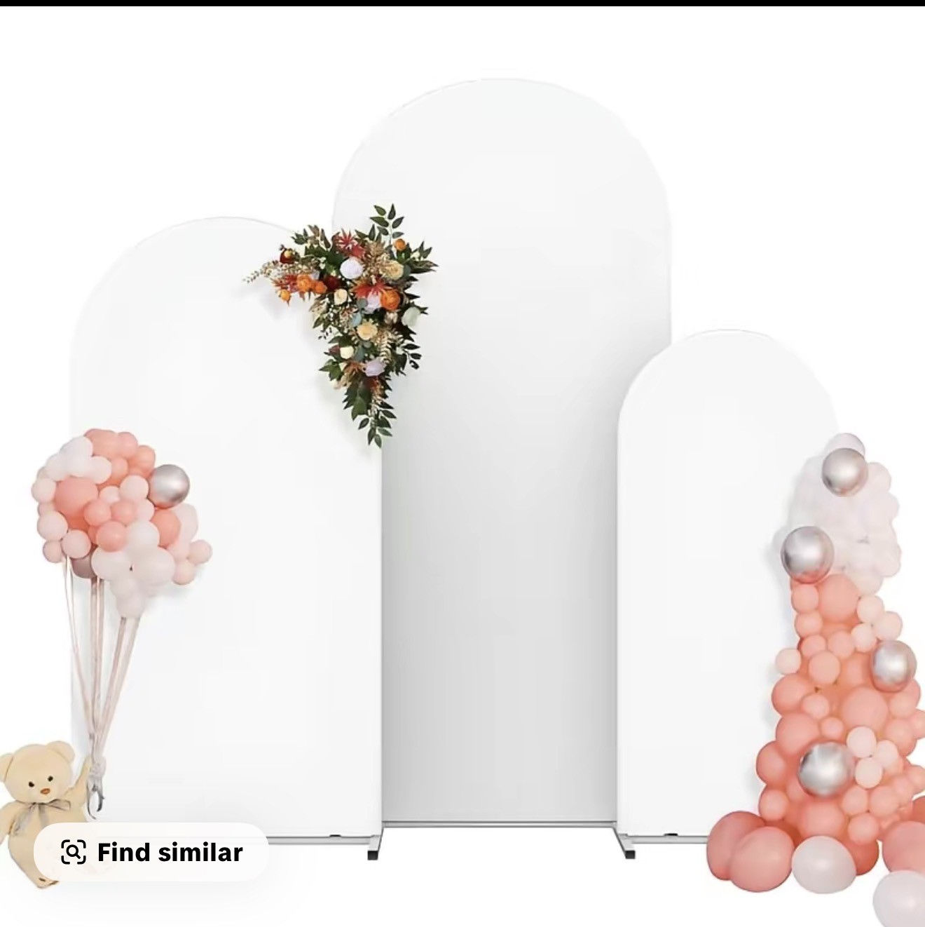 White Arch Covers