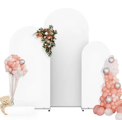 White arch covers