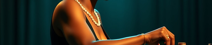 african american woman behind a bar mixi